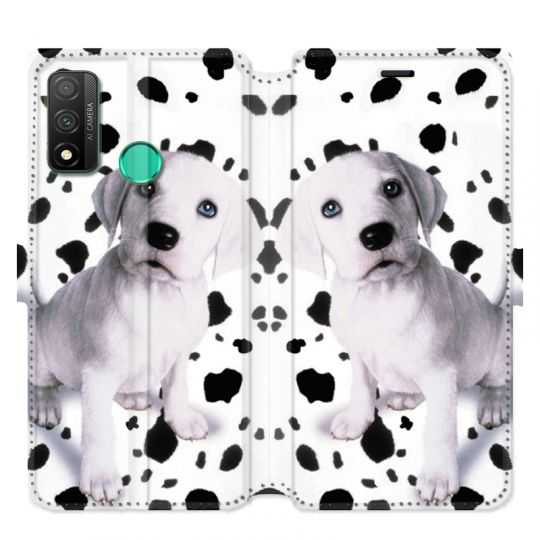 Housse cuir portefeuille pour Huawei P Smart (2020) Chien dalmatien