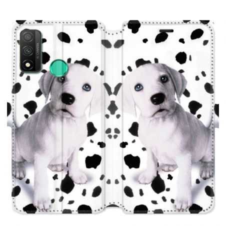 Housse cuir portefeuille pour Huawei P Smart (2020) Chien dalmatien