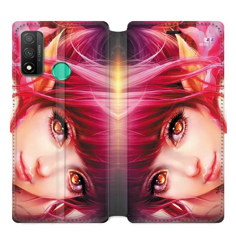 Housse cuir portefeuille pour Huawei P Smart (2020) Manga Elfe