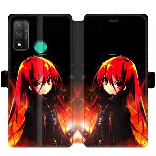 Housse cuir portefeuille pour Huawei P Smart (2020) Manga Shana