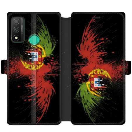 Housse cuir portefeuille pour Huawei P Smart (2020) Portugal Aigle