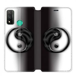 Housse cuir portefeuille pour Huawei P Smart (2020) Yin Yang 3d