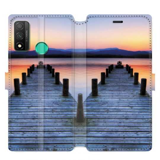 Housse cuir portefeuille pour Huawei P Smart (2020) Ponton