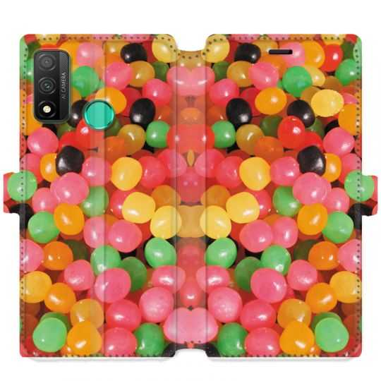 Housse cuir portefeuille pour Huawei P Smart (2020) Dragibus