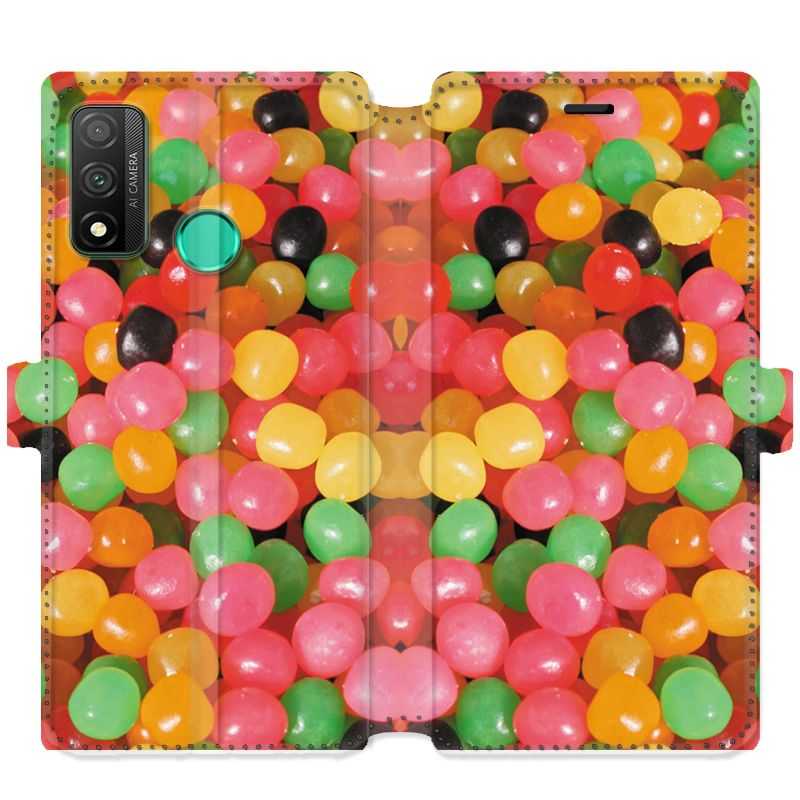 Housse cuir portefeuille pour Huawei P Smart (2020) Dragibus