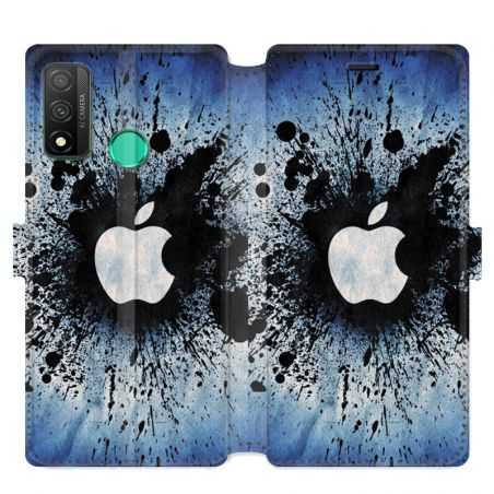 Housse cuir portefeuille pour Huawei P Smart (2020) Pomme éclaboussure