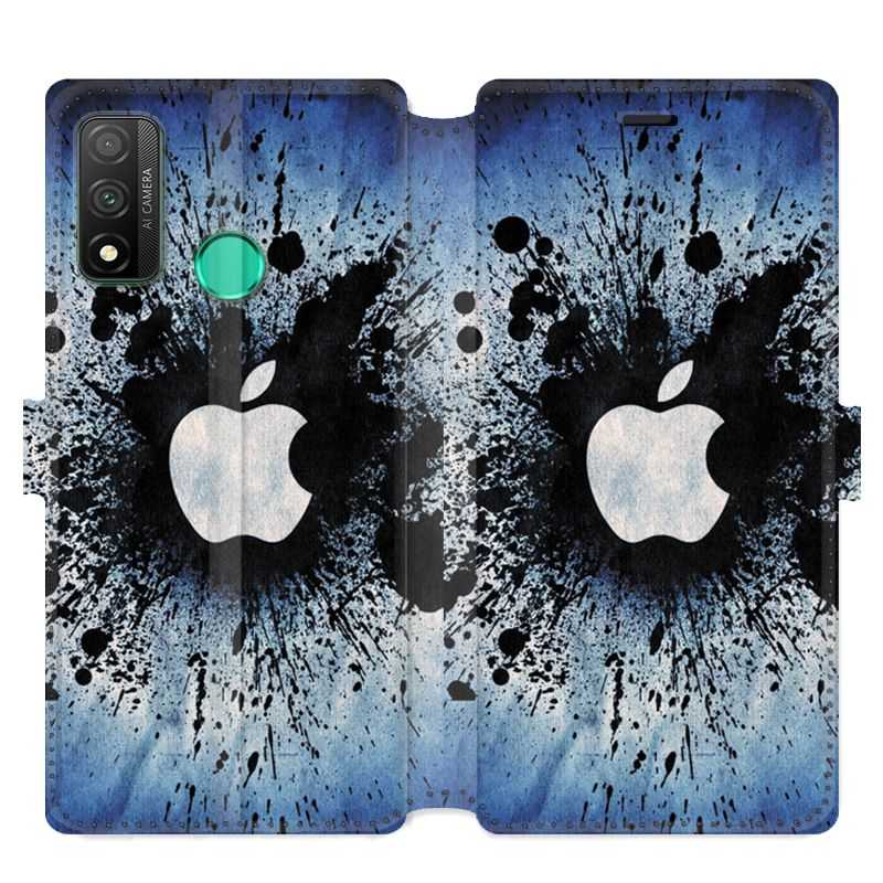 Housse cuir portefeuille pour Huawei P Smart (2020) Pomme éclaboussure