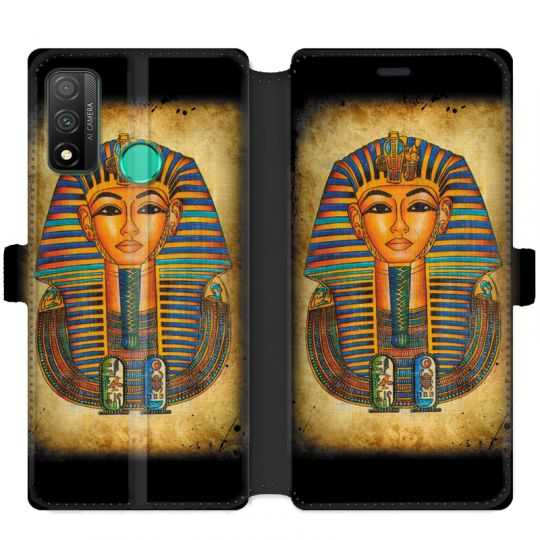Housse cuir portefeuille pour Huawei P Smart (2020) Egypte Pharaon