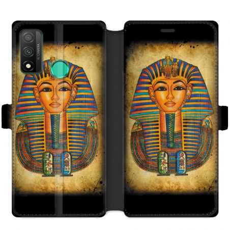 Housse cuir portefeuille pour Huawei P Smart (2020) Egypte Pharaon