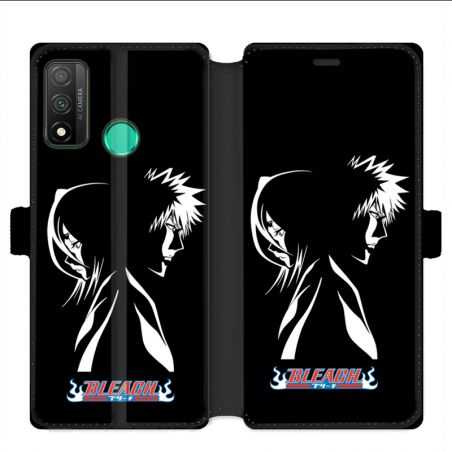 Housse cuir portefeuille pour Huawei P Smart (2020) Manga Bleach duo