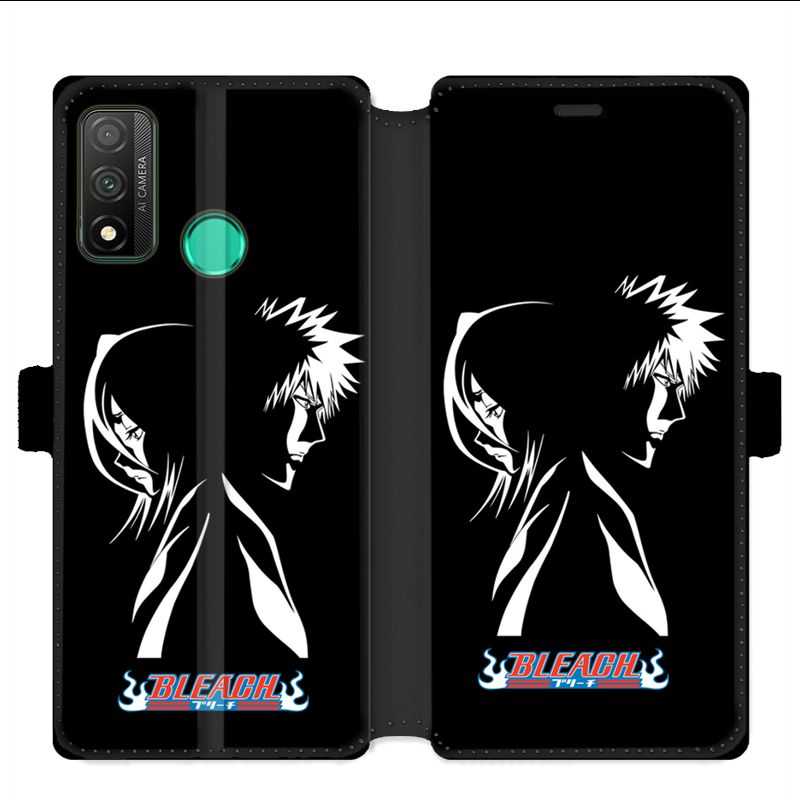 Housse cuir portefeuille pour Huawei P Smart (2020) Manga Bleach duo