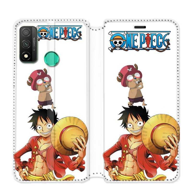 Housse cuir portefeuille pour Huawei P Smart (2020) Manga One Piece Chopper