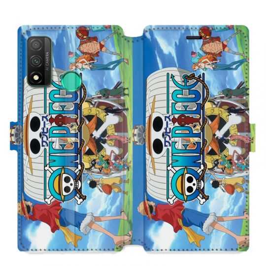 Housse cuir portefeuille pour Huawei P Smart (2020) Manga One Piece Sunny