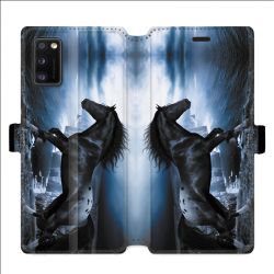Housse cuir portefeuille pour Samsung Galaxy A41 Cheval