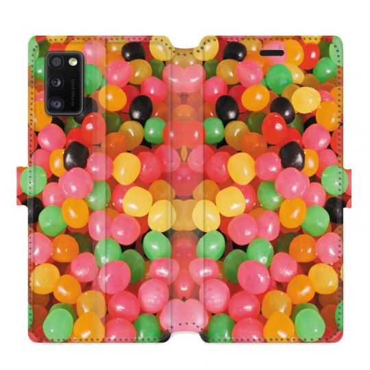 Housse cuir portefeuille pour Samsung Galaxy A41 Dragibus