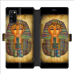 Housse cuir portefeuille pour Samsung Galaxy A41 Egypte Pharaon