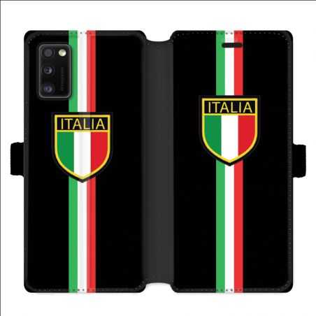 Housse cuir portefeuille pour Samsung Galaxy A41 Italie 3