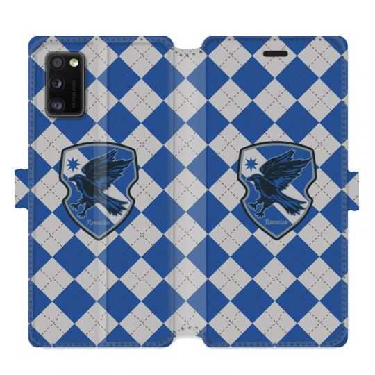 Housse cuir portefeuille pour Samsung Galaxy A41 WB License harry potter ecole Ravenclaw
