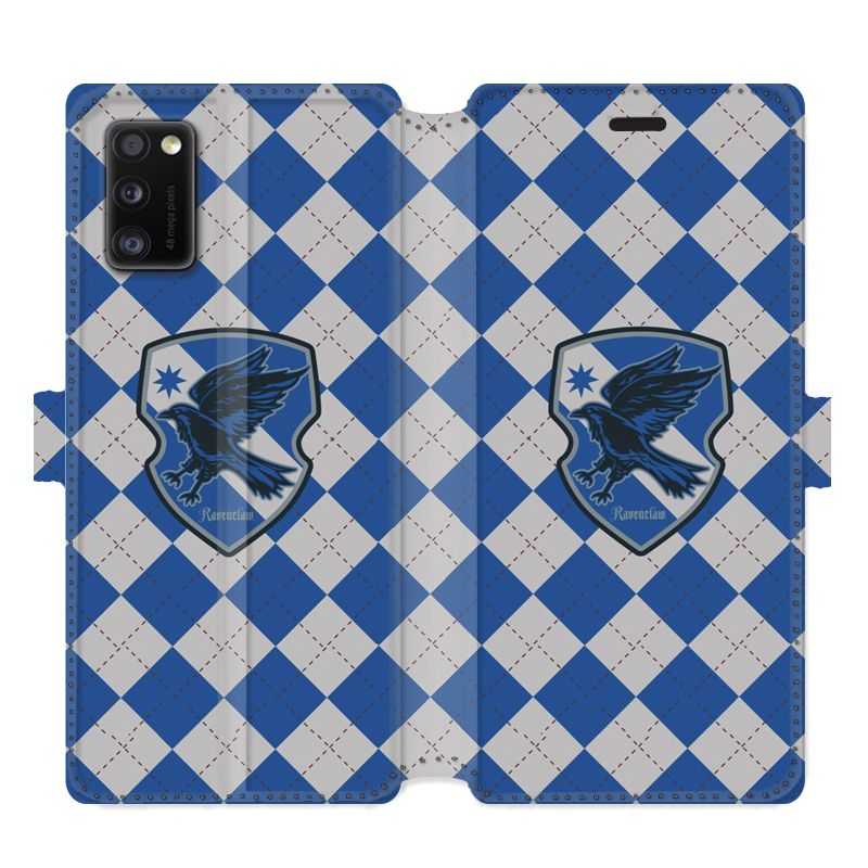 Housse cuir portefeuille pour Samsung Galaxy A41 WB License harry potter ecole Ravenclaw