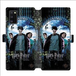 Housse cuir portefeuille pour Samsung Galaxy A41 WB License harry potter pattern Azkaban