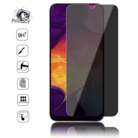 Verre trempé / Vitre de protection privée anti espion pour Samsung Galaxy A20e