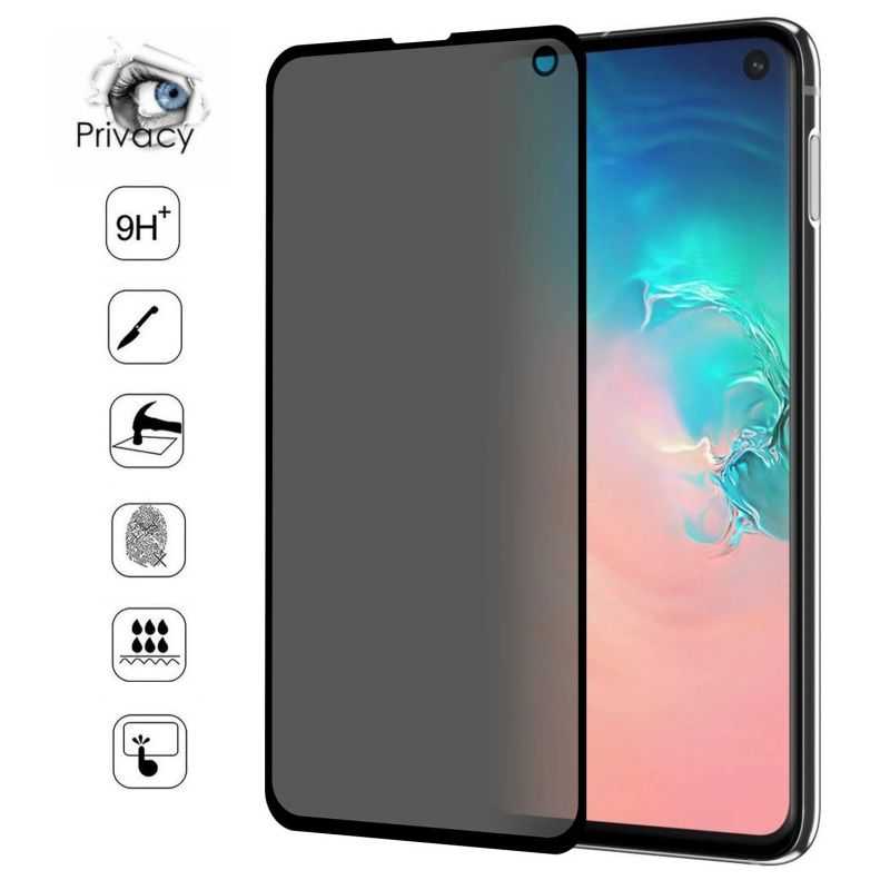 Verre trempé / Vitre de protection privée anti espion pour Samsung Galaxy S10