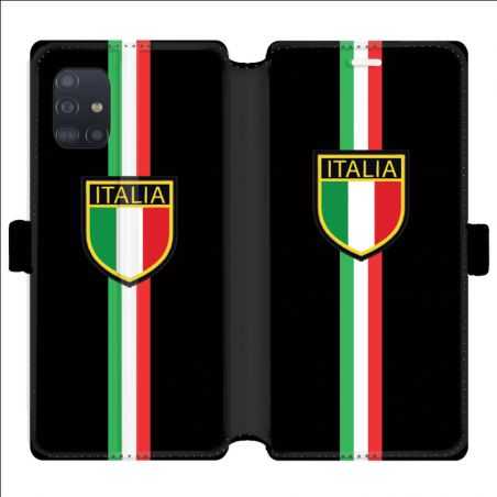 Housse cuir portefeuille pour Samsung Galaxy A51 Italie 3