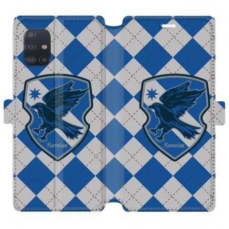 Housse cuir portefeuille pour Samsung Galaxy A51 WB License harry potter ecole Ravenclaw
