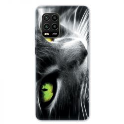 Coque pour Xiaomi Mi 10 Lite 5G - Chat Vert