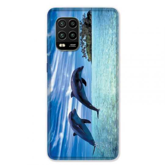 Coque pour Xiaomi Mi 10 Lite 5G - Dauphin ile