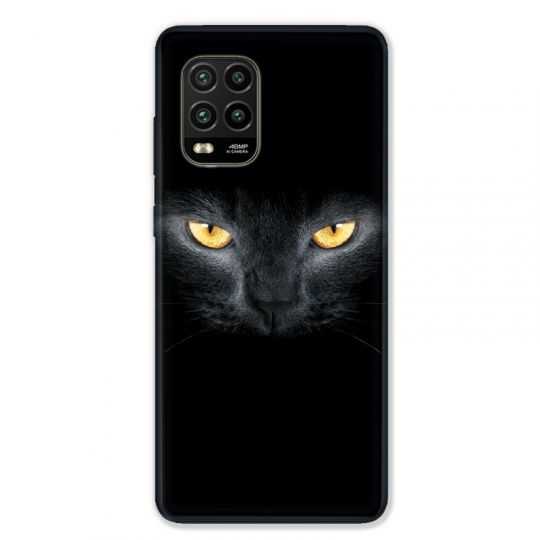 Coque pour Xiaomi Mi 10 Lite 5G - Chat Noir