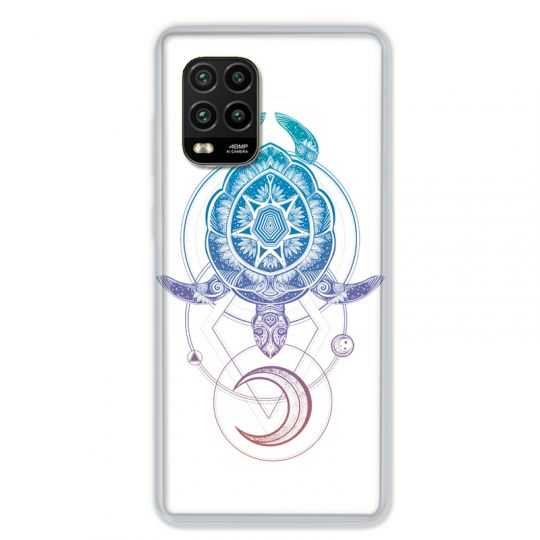 Coque pour Xiaomi Mi 10 Lite 5G - Animaux Maori tortue color
