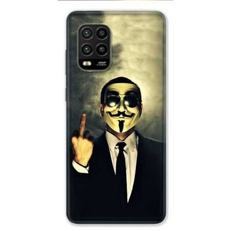 Coque pour Xiaomi Mi 10 Lite 5G - Anonymous doigt
