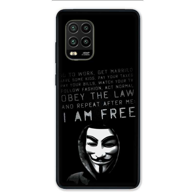 Coque pour Xiaomi Mi 10 Lite 5G - Anonymous I am free