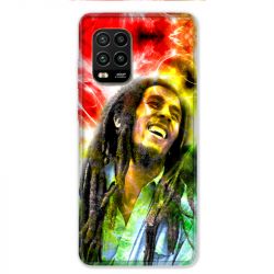 Coque pour Xiaomi Mi 10 Lite 5G - Bob Marley Color