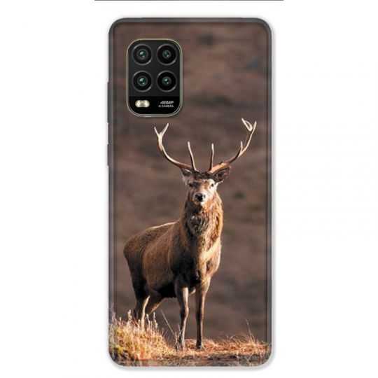 Coque pour Xiaomi Mi 10 Lite 5G - chasse chevreuil Blanc