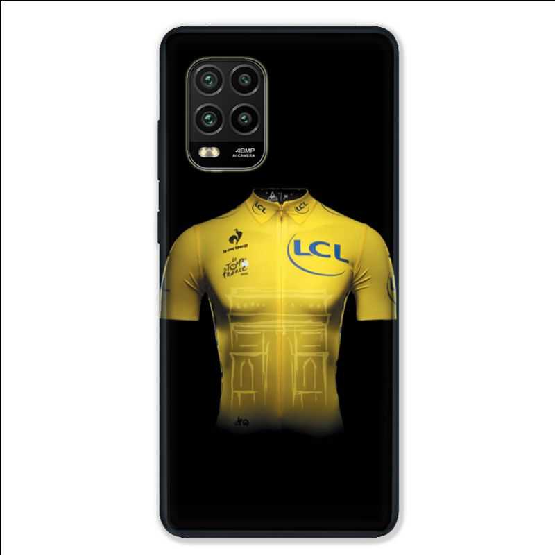 Coque pour Xiaomi Mi 10 Lite 5G - Cyclisme Maillot jaune
