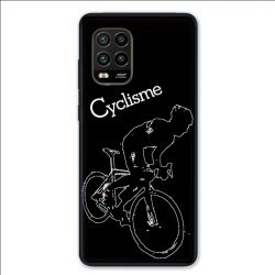 Coque pour Xiaomi Mi 10 Lite 5G - Cyclisme Ombre blanche