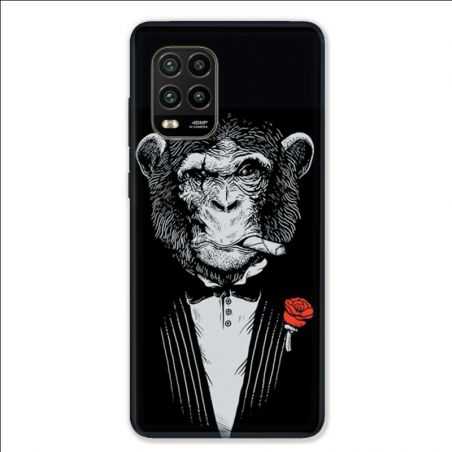 Coque pour Xiaomi Mi 10 Lite 5G - Decale Singe Mafia