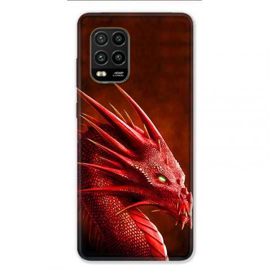 Coque pour Xiaomi Mi 10 Lite 5G - Dragon Rouge