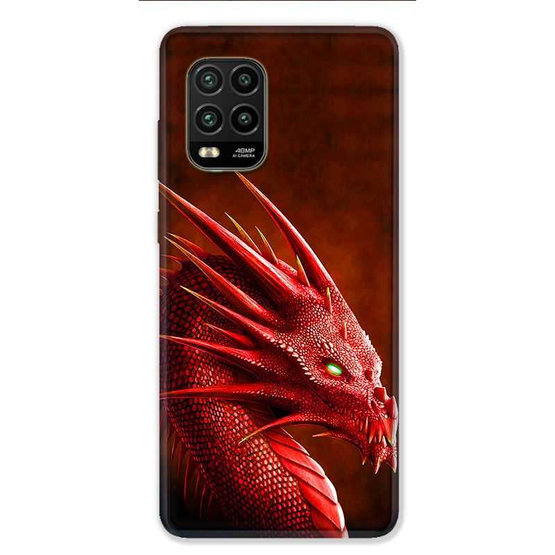 Coque pour Xiaomi Mi 10 Lite 5G - Dragon Rouge