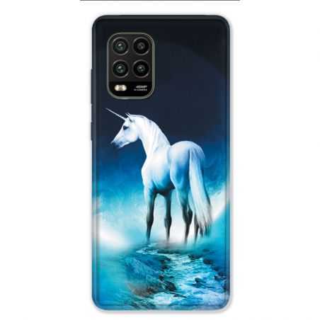 Coque pour Xiaomi Mi 10 Lite 5G - Licorne Lune