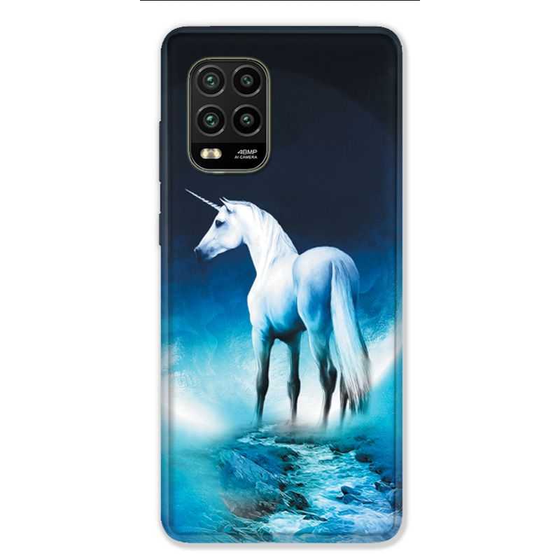 Coque pour Xiaomi Mi 10 Lite 5G - Licorne Lune