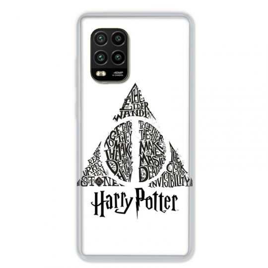 Coque pour Xiaomi Mi 10 Lite 5G - WB License harry potter pattern triangle Blanc