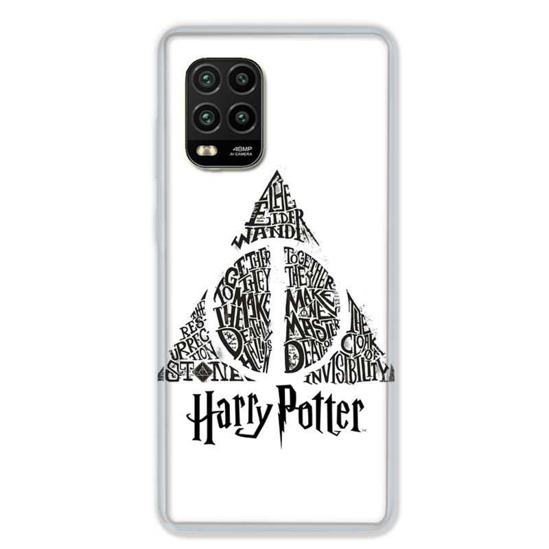 Coque pour Xiaomi Mi 10 Lite 5G - WB License harry potter pattern triangle Blanc