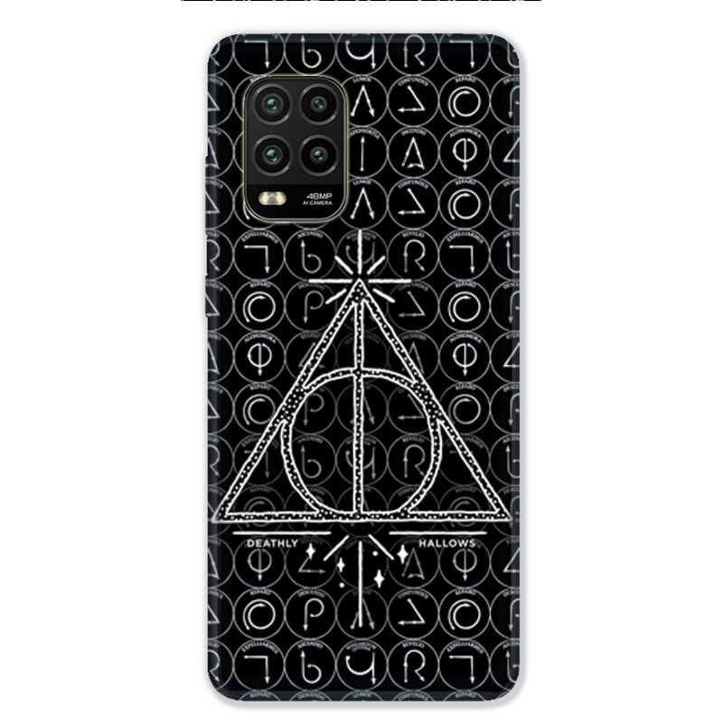 Coque pour Xiaomi Mi 10 Lite 5G - WB License harry potter pattern triangle noir
