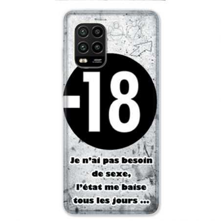 Coque pour Xiaomi Mi 10 Lite 5G - Humour 18 ans