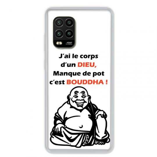 Coque pour Xiaomi Mi 10 Lite 5G - Humour Bouddha