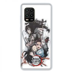 Coque pour Xiaomi Mi 10 Lite 5G - Manga demon Slayer Blanc