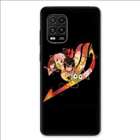 Coque pour Xiaomi Mi 10 Lite 5G - Manga Fairy Tail Logo Noir